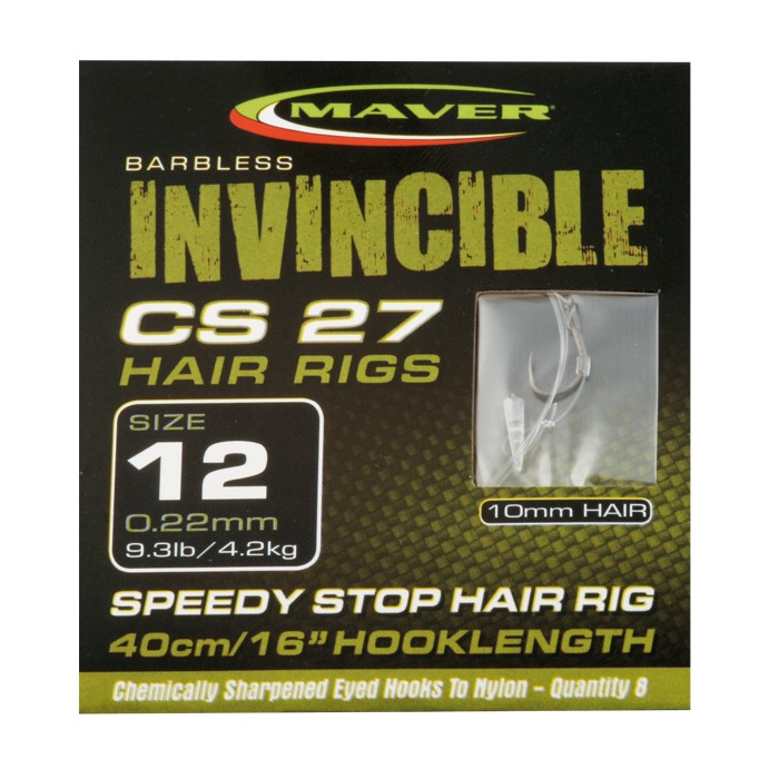 Maver Invincible CS27 Speedy Stop Hair Rigs Packet