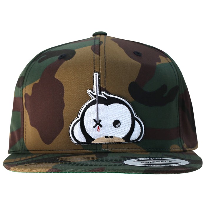 Monkey Climber Logo Snapback Camo