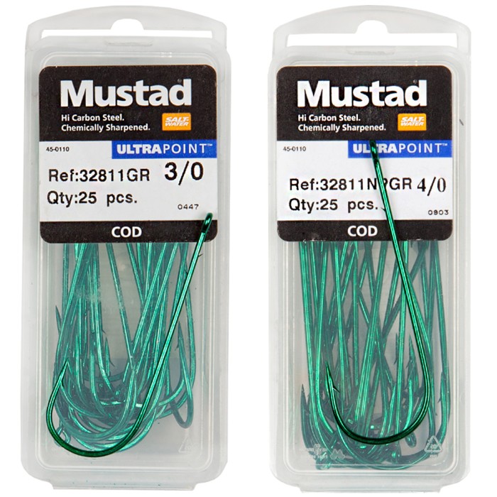 Mustad 32811GR Cod Hooks