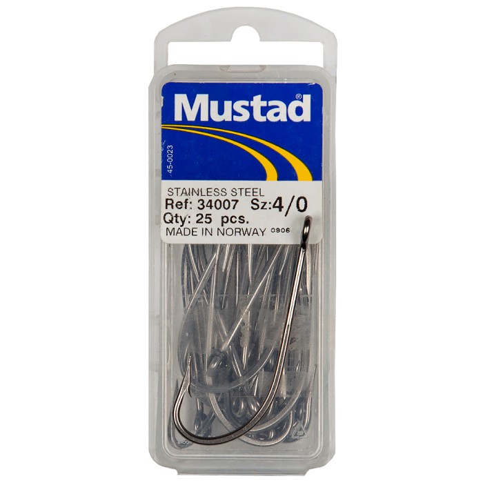 Mustad 34007SS O'Shaughnessy Hooks