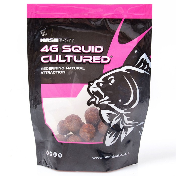Nash 4G Squid Cultured Hookbaits 15mm