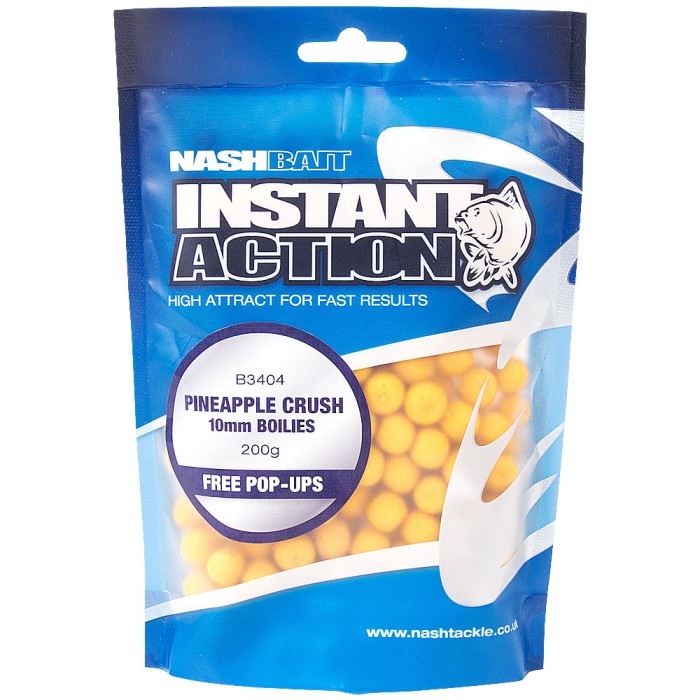 Nash Instant Action Pineapple Crush Boilies 10mm
