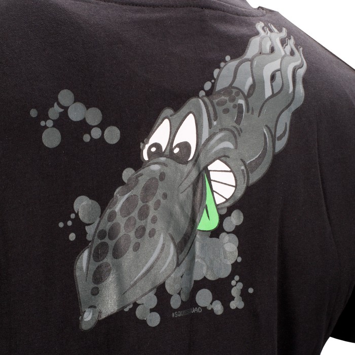 Nash Bait Squad T-Shirt Back Logo Close Up