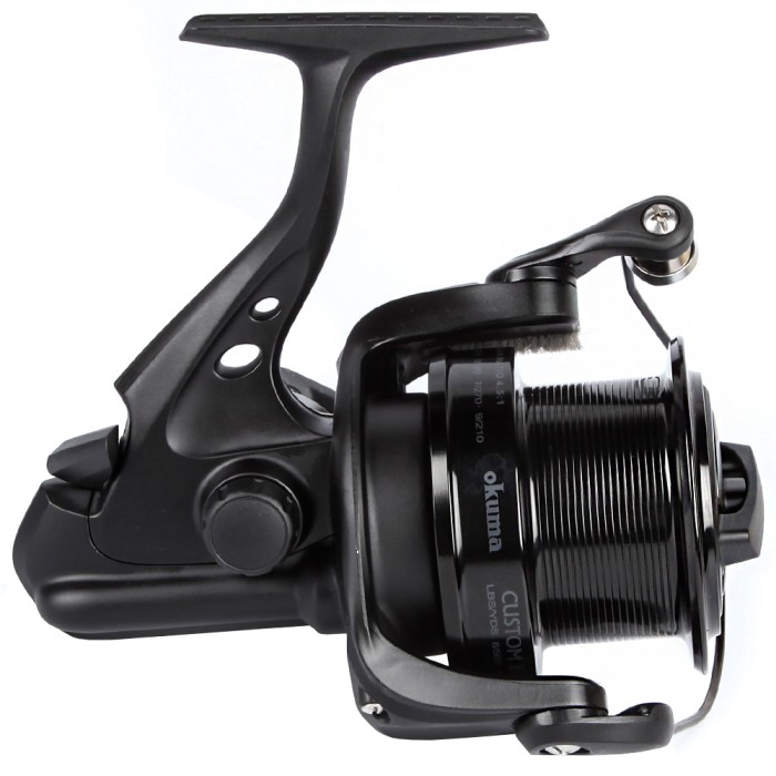 Okuma Custom Black Reel Right View
