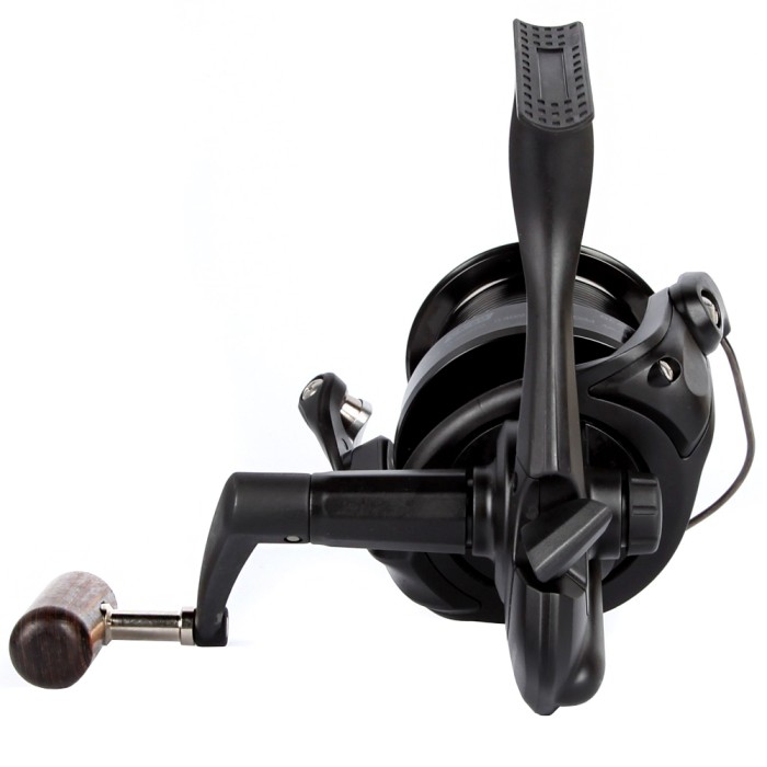 Okuma Custom Black Reel Rear View
