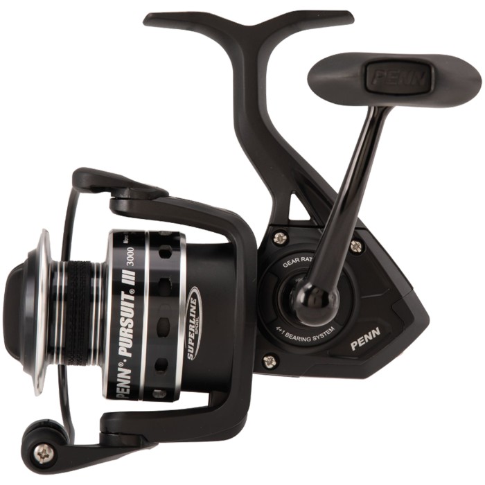 Penn Pursuit III Spinning Fishing Reel' Black/Silver' 5000 Penn Pursuit III Spinning Reel