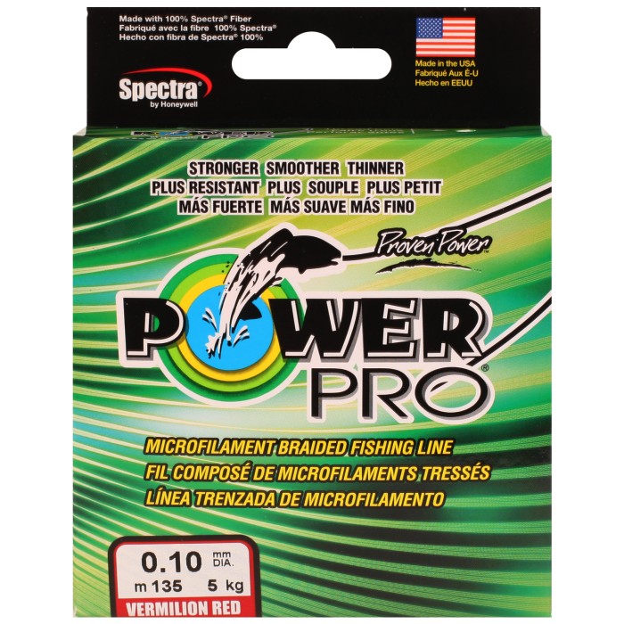 PowerPro Red Braided Mainline