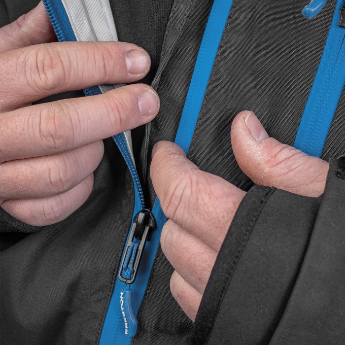 Preston DF30 Jacket Zip Close Up