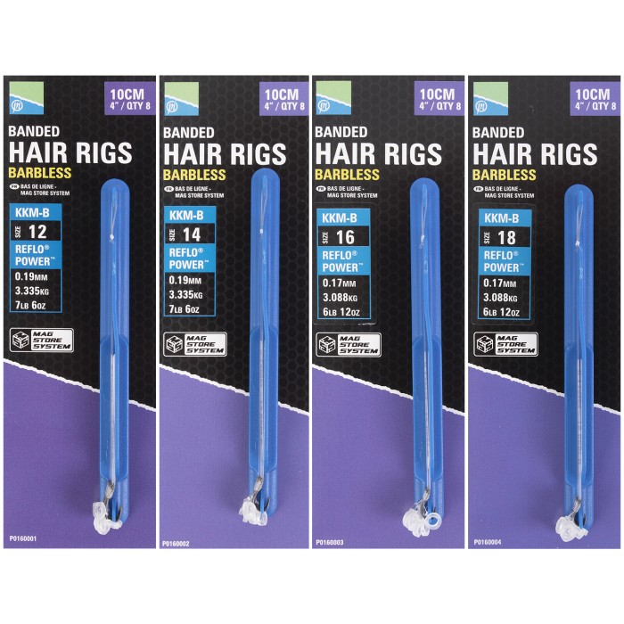 Preston MSS 4" Banded Hair Rig