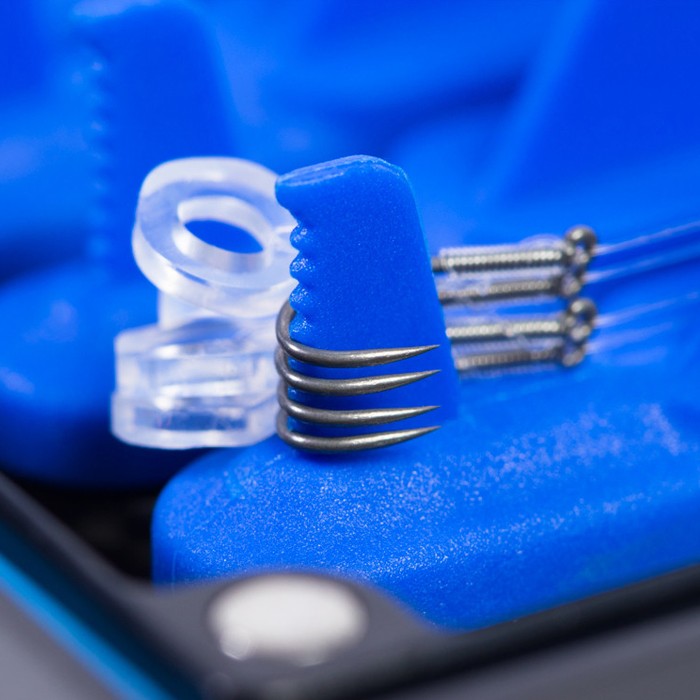 Preston Mag Store System 10cm Hooklength Fishing Box Close Up 5