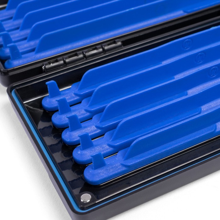 Preston Mag Store System 15cm Hooklength Fishing Box Close Up 1