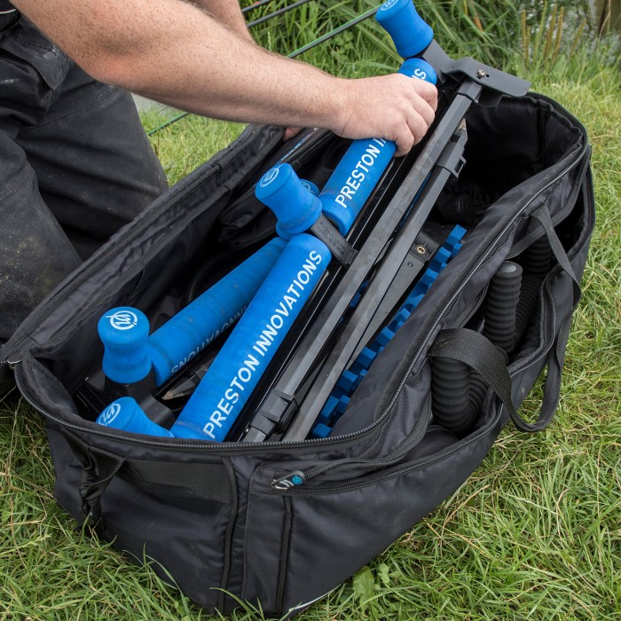 Preston Monster XL Roller And Roost Bag In Use