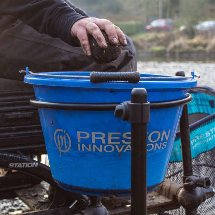 Preston Offbox 36 Bucket Support In Use