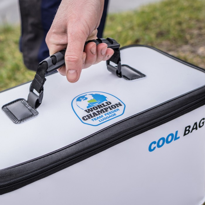 Preston World Champion Team Feeder Cool Bag In Use 2