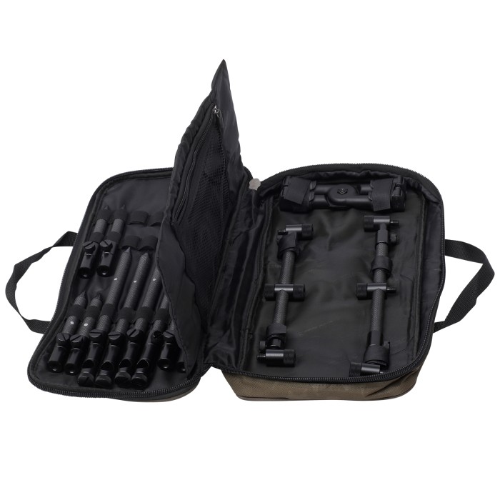 Prologic K3 Carbon 3 Rod Pod Case Open