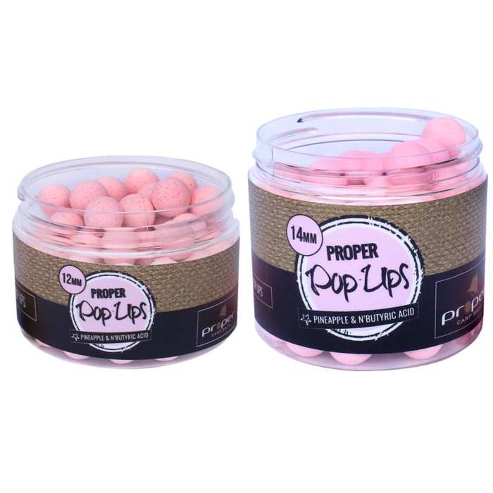 Proper Carp Baits Pineapple & N-Butyric Acid Pop Ups Pale Pink