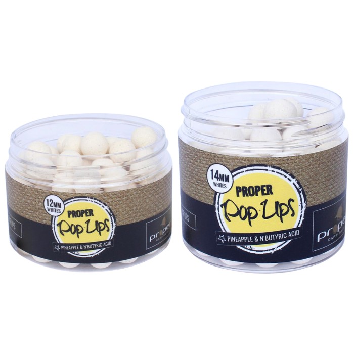 Proper Carp Baits Pineapple & N-Butyric Acid Pop Ups White