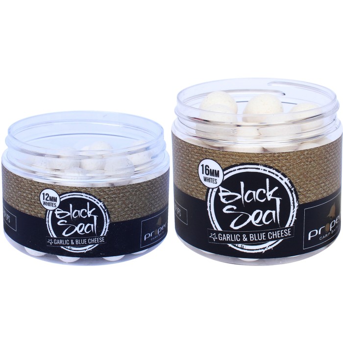 Proper Carp Baits Black Seal Pop Ups White