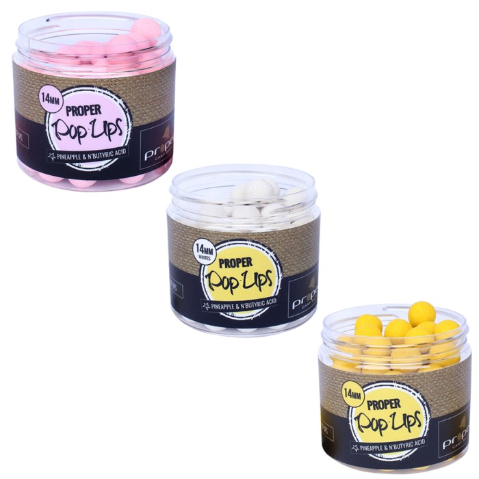 Proper Carp Baits Pineapple & N-Butyric Acid Pop Ups 14mm Range