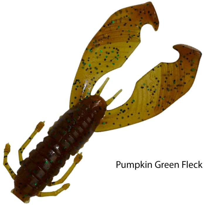 Gunki Boogie Craw Lure Pumpkin Green Fleck