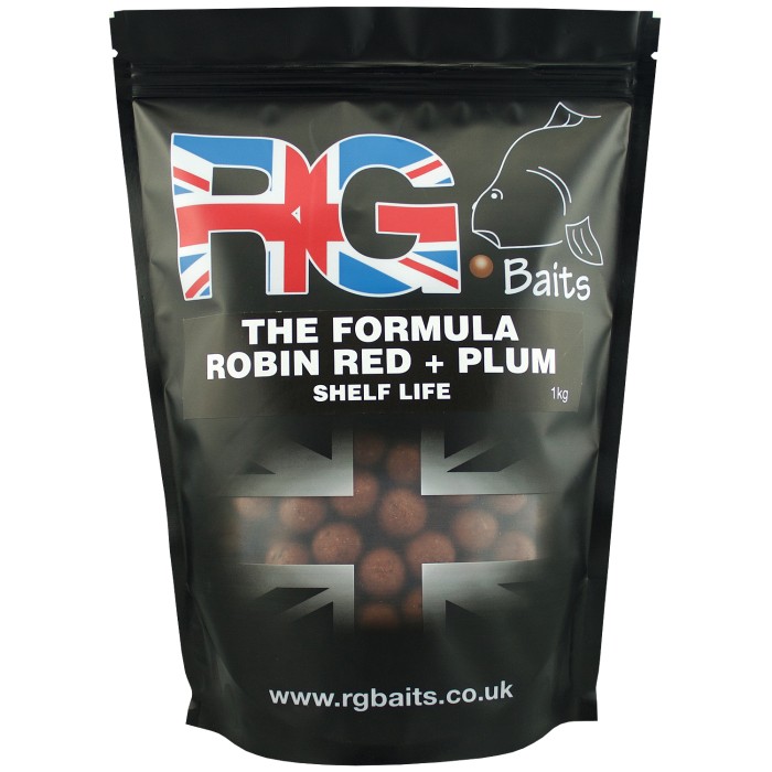 The Formula Red + N-I Plum Shelf Life Boilies 1