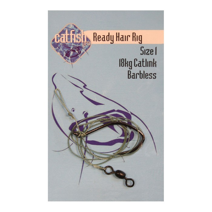 Catfish Pro Ready Made Hair Fishing Rig Size 1 Barbless