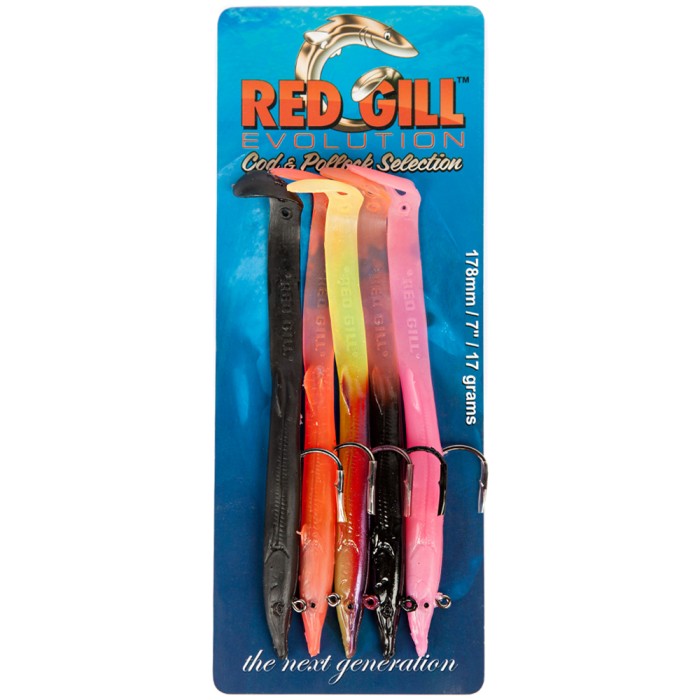 Red Gill Evolution Sand Eel Cod & Pollock Lures