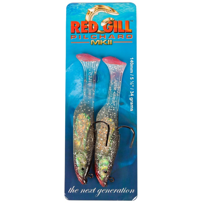 Red Gill Pilchard Mk2 Lures Black Ice