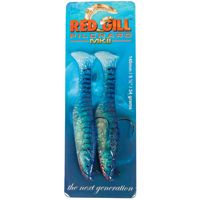 Red Gill Pilchard Mk2 Lures Blue Mackerel