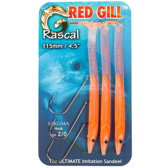 Red Gill Rascal Lures Bright Red