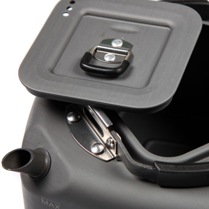 RidgeMonkey Square Fishing Kettle Lid Off