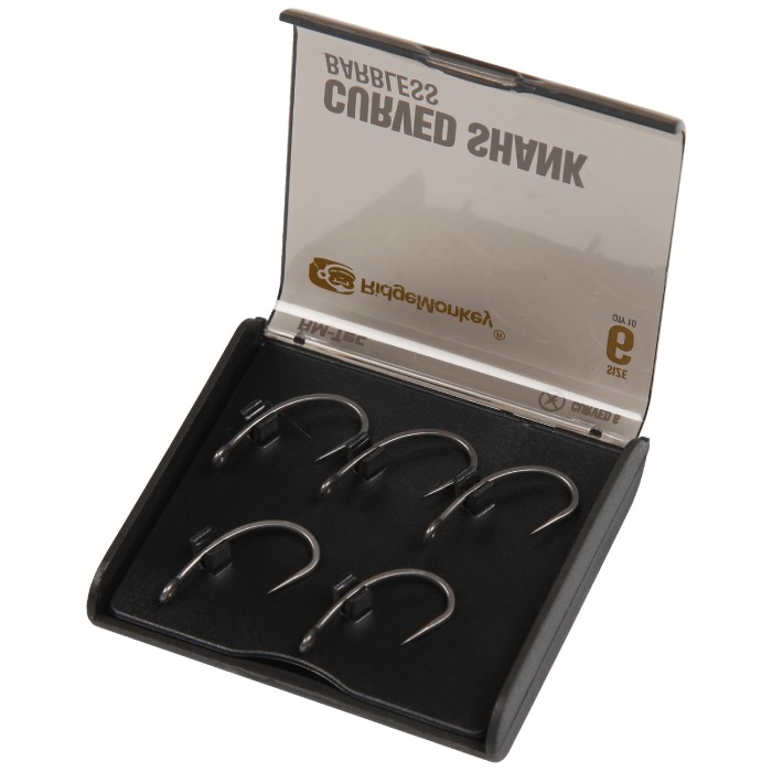 RidgeMonkey RM-Tec Curved Shank Hooks Open