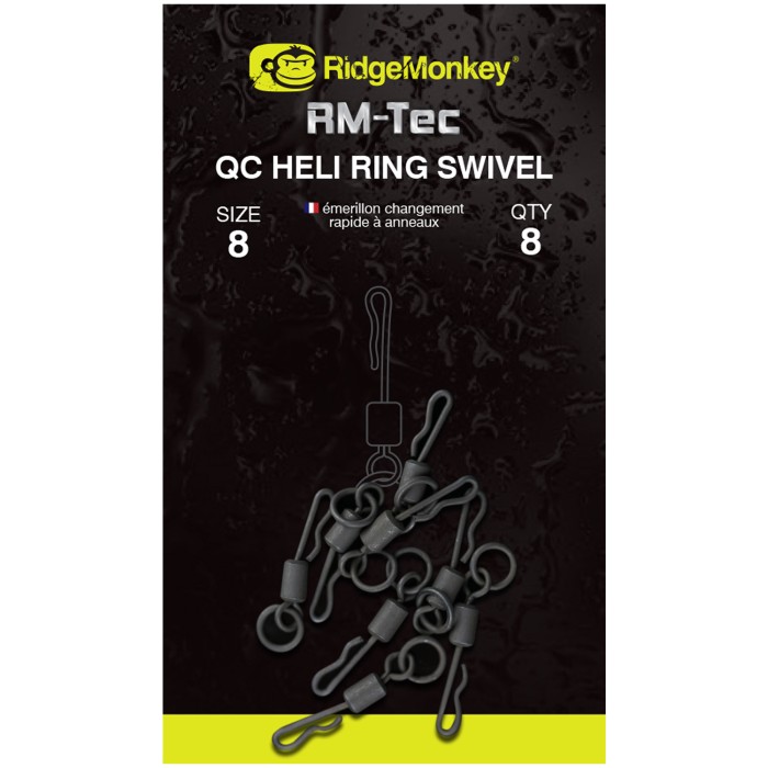 RidgeMonkey RM-Tec Quick Change Heli Ring Swivel