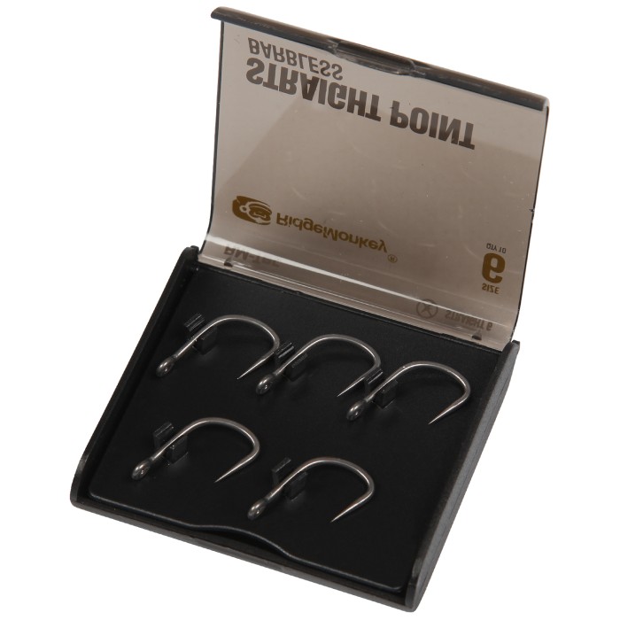 RidgeMonkey RM-Tec Straight Point Hooks Open