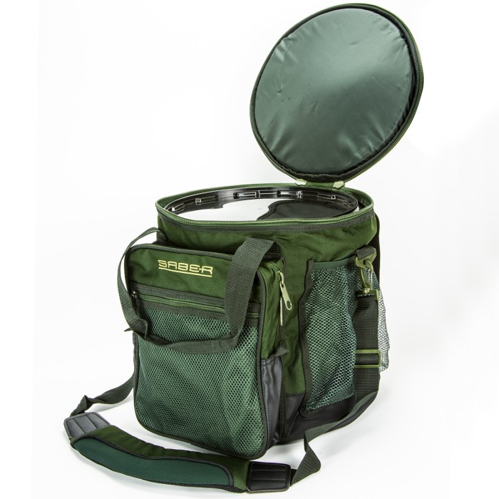 Saber Bucket Seat Carryall Open