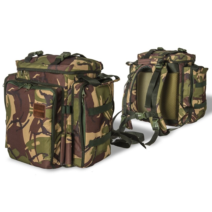 Saber Compact DPM Camo Rucksack Front and Back