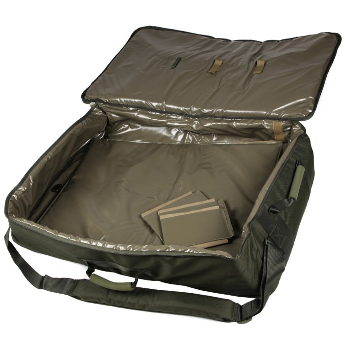 Saber Large Deluxe Bait Boat Bag Open