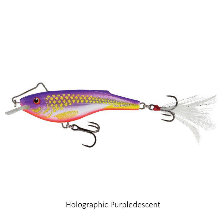 Salmo Rail Shad 6cm Sinking Lure Holographic Purpledescent