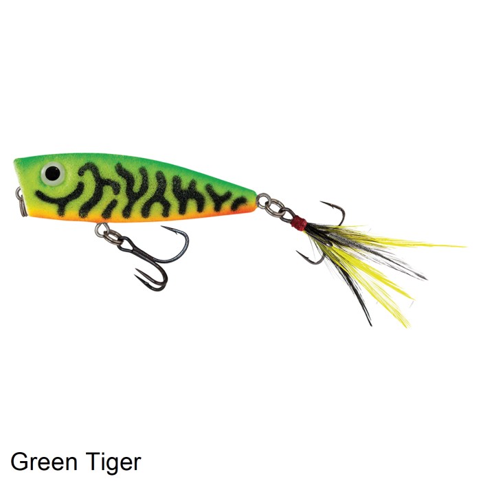 Salmo Fury Pop Floating Lure Green Tiger