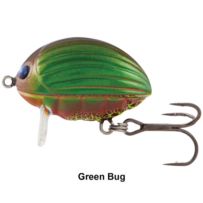 Salmo Lil'Bug 2cm Floating Lure Green Bug