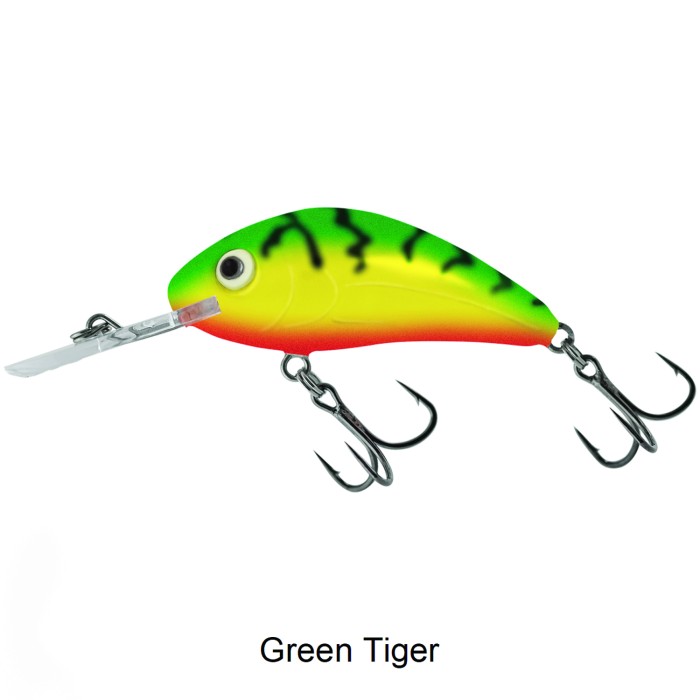 Salmo Rattlin Hornet 3.5cm Floating Lure Green Tiger