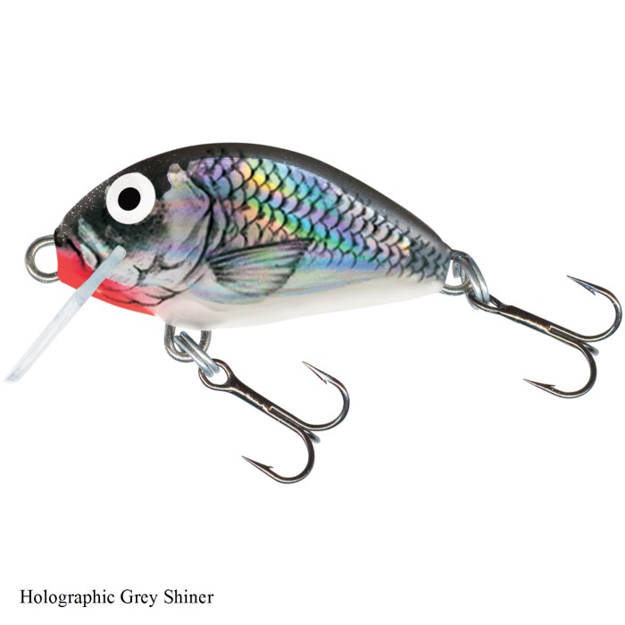 Salmo Tiny 3cm Floating Lure Holographic Grey Shiner 1