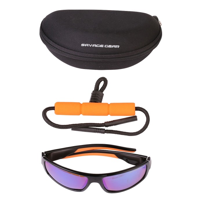 Savage Gear Occhiali Da Sole Polarizzati Unisex - Modello Savage2, Galleggianti, UV400, Per Pesca E Outdoor