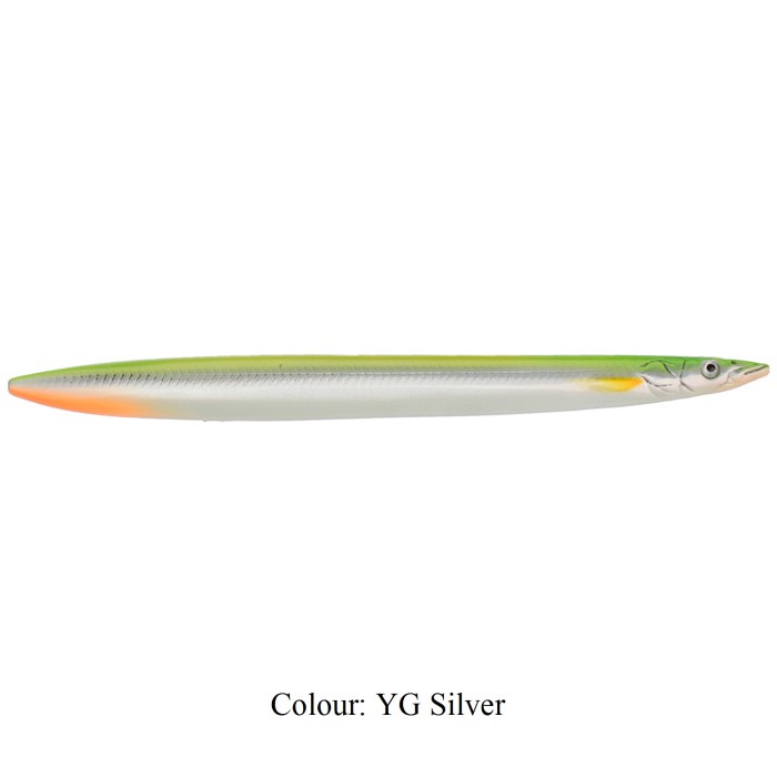 Savage Gear 3D Line Thru Sandeel YG Silver