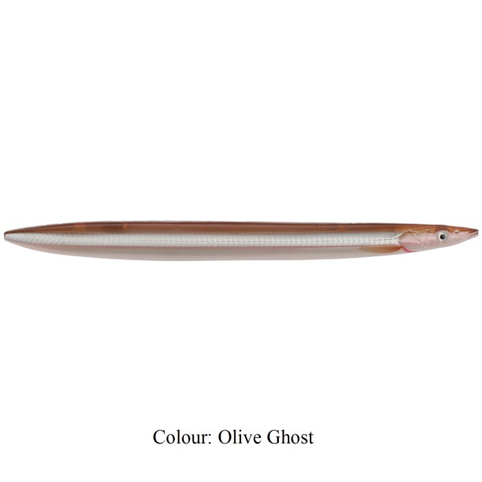 Savage Gear 3D Line Thru Sandeel Olive Ghost