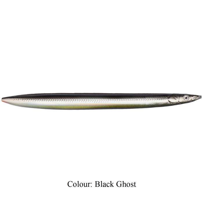 Savage Gear 3D Line Thru Sandeel Black Ghost