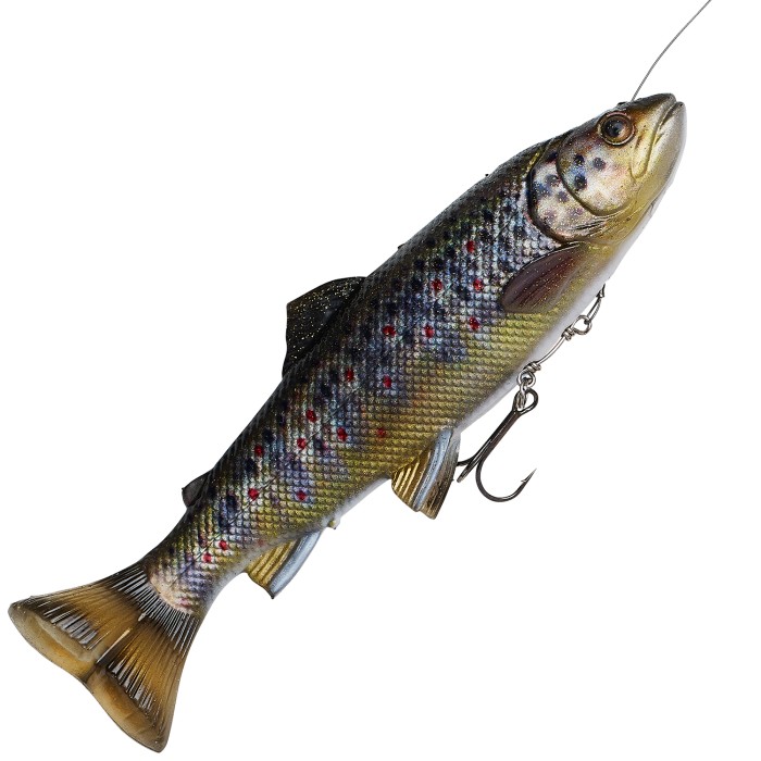 Savage Gear 4D Line Thru Pulse Tail Trout 20cm SS Brown Trout