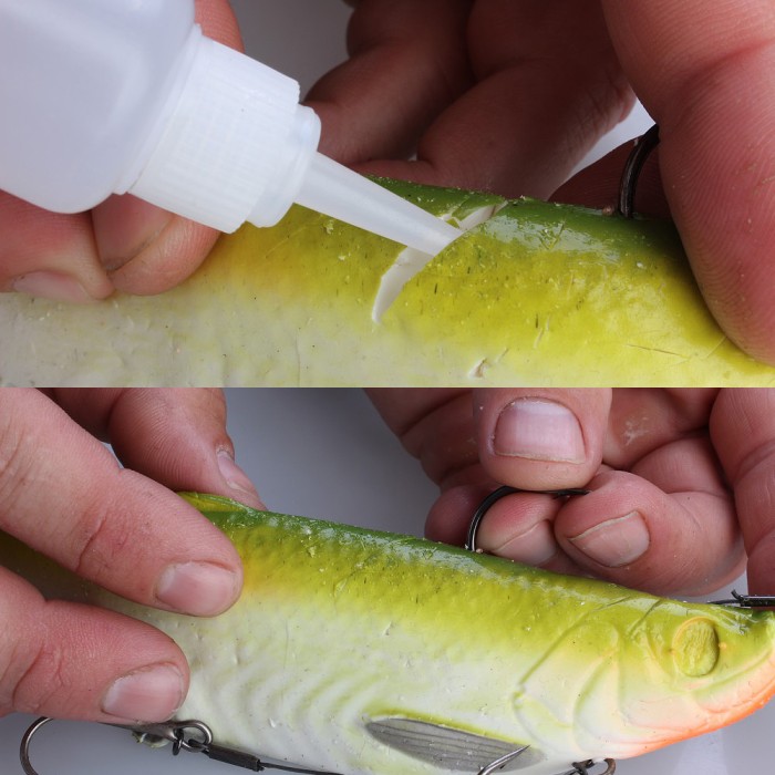 Savage Gear Fix-it Soft Lure Resin 20ml In Use 2