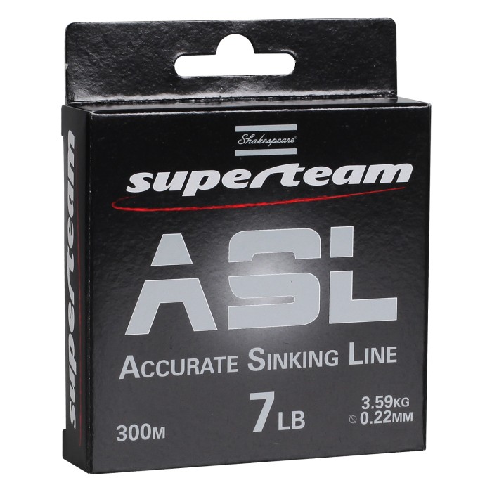 Shakespeare Superteam ASL Line 300m 7lb Box