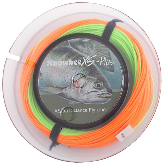 Snowbee EXD Floating Line Chartreuse Orange Spool